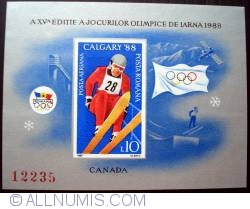 10 Lei - 15th Edition of the 1988 Winter Olympics