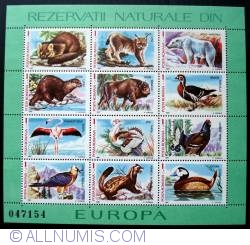 12 x 1 Leu - Rezervatii naturale din Europa
