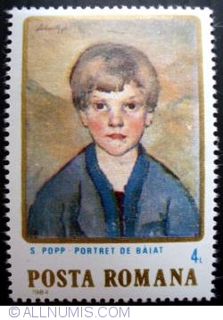 4 Lei - S. Popp "Portrait of a boy"