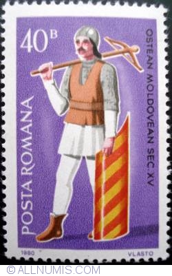 Image #1 of 40 Bani - Moldavian soldier