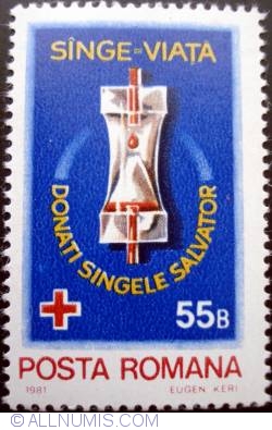 55 Bani 1981 - Campaign to give blood