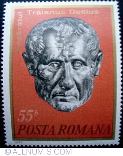 55 Bani - Imparatul Traianus Decius