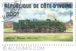 Image #1 of 500 Francs Locomotiva Mallet Classe GT2x4'4