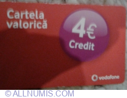 Value card - 4 € Credit