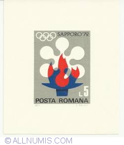 Image #1 of 5 Lei 1971 - Jocurile Olimpice de iarnă - flacără olimpică