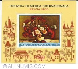 5 Lei 1987 - Expozitia Filatelica Internationala - Praga