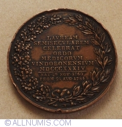 Image #2 of Medal Andreas Liber Baro De Stifft Medic Doctor