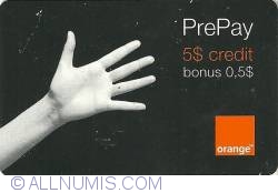 Image #1 of PrePay - 5$ credit, 0,5$ bonus