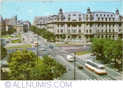 Bucharest - View toward University Square (1967)