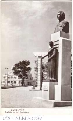 Constanţa - Statue of Mihai Eminescu (1962)