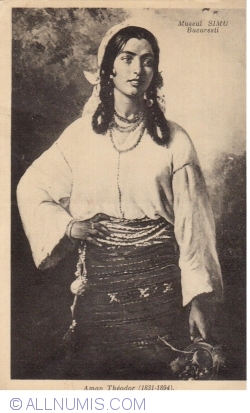 Theodor Aman - Gypsy woman (Museum Simu)