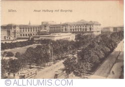 Image #1 of Viena - Palatul Hofburg cu strada Burgring (Neue Hofburg mit Burgring)