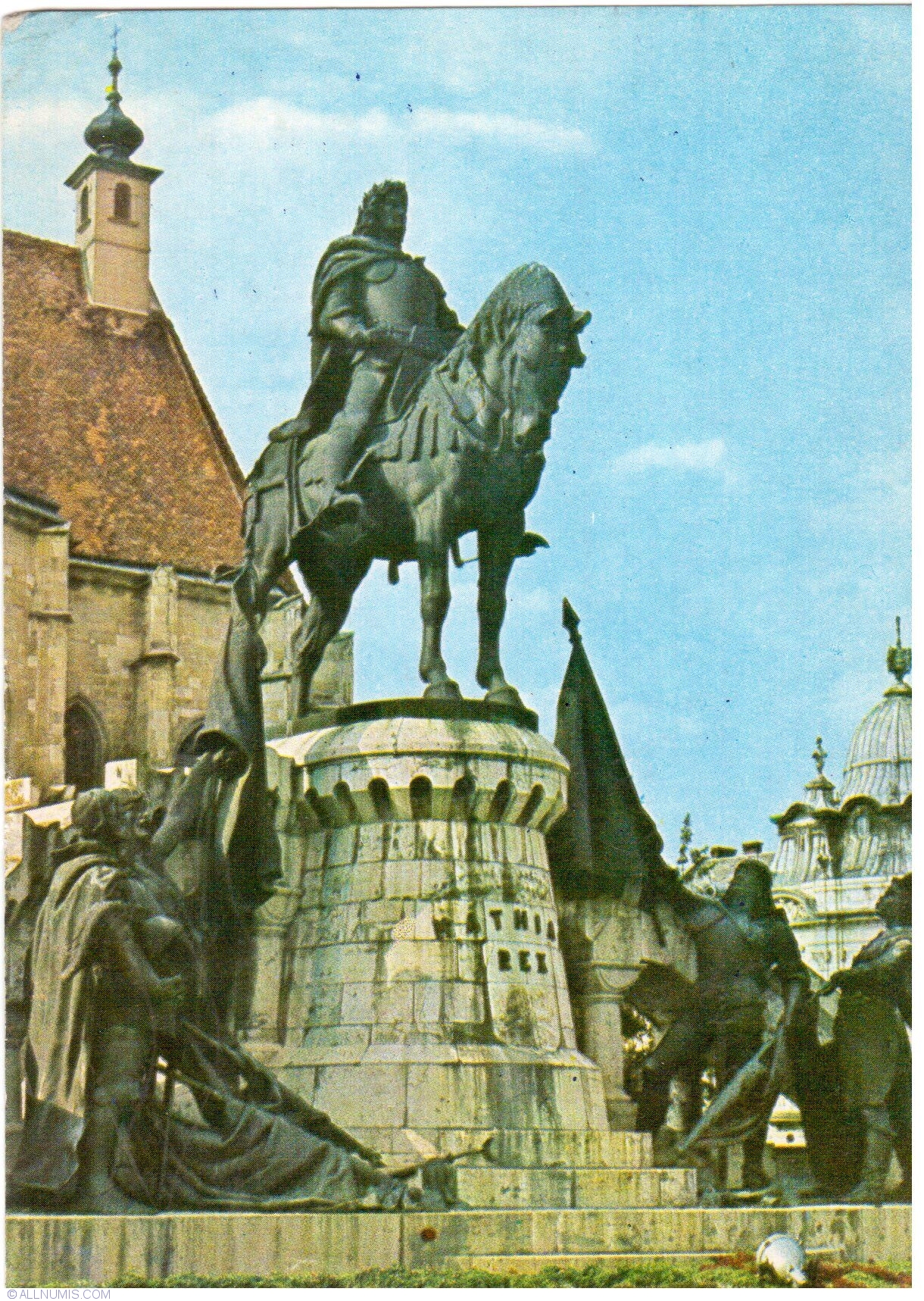 Cluj Napoca Statuia Lui Matei Corvin 1975 Cluj Napoca Romania Carte PoÈ™talÄƒ 35294