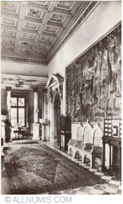 Sinaia - Peleș Castle. Marble Hall (1965)