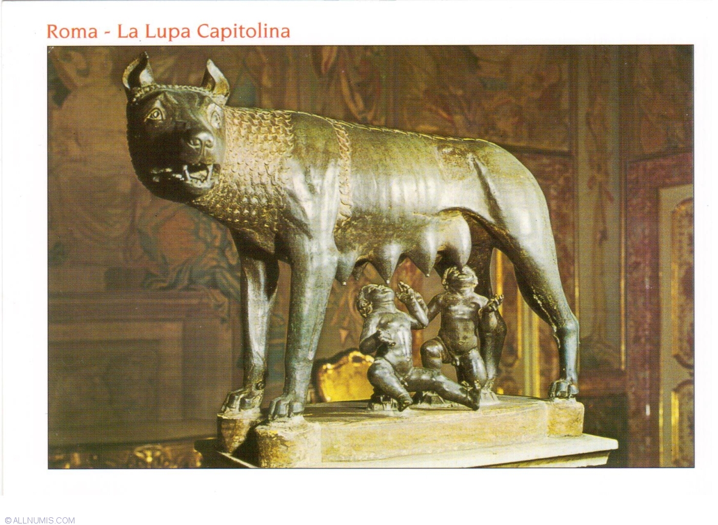 Mayor keep it up poverty Rome - La Lupa Capitolina, Rome and Vatican city - Italy - Postcard - 32787
