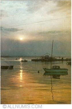 Mamaia - Apus de soare pe Lacul Siutghiol