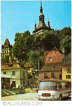 Sighisoara - View to Fortress (1972)