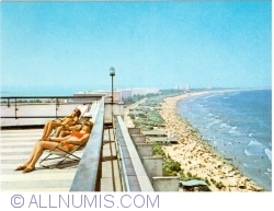 Mamaia - View from the terrace Hotel "Park" (1974)