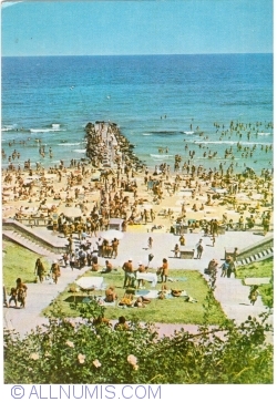 Eforie Sud - Vedere de pe plaja (1974)