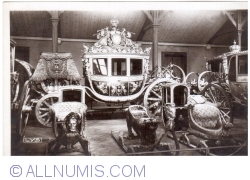 Versailles - The carriage museum. Coronation carriage of Charles V