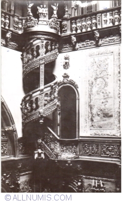 Image #1 of Sinaia - Peleş Museum - Spiral staircase (1965)