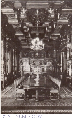 Image #1 of Sinaia - Peleș Museum. The Dining Room (1960)