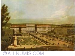 Image #2 of Viena - Palatul Schönbrunn. Partea frontală a castelului, pictată de Canaletto în 1758