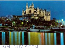 Mallorca - Catedrala Sfânta Maria de Palma, vedere nocturnă