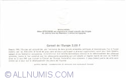 Conseil d'Europe 2,00 Francs - Stouvenel