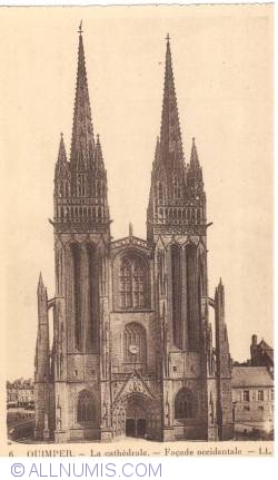 Quimper - Catedrala - La Cathédrale - Faţada vestică (3)