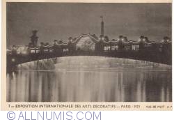 Paris - Expoziţia Internaţională de Arte Decorative - Vedere nocturnă (Exposition internationale des Arts décoratifs - Vue de nuit) 1925