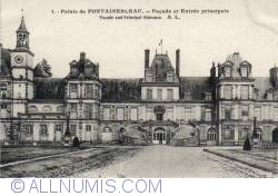 Image #2 of Fontainebleau - Palatul - Faţada şi intrarea principală (Le palais -  Façade et l'Entrée principale)