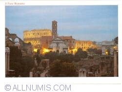 Image #2 of Rome - The Roman Forum at night