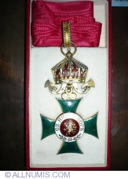 Crucea in grad de Comandant (gradul al III-lea) a Ordinului Sfantului Alexandru