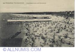 Image #2 of Swinemünde- Panoramic view of the beach and resort