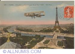 Paris- Airplane over the city