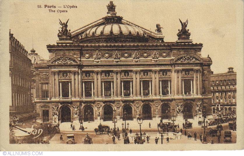 Paris - The Opera - L'Opéra, 1900-1969 Paris and Île-de-France - France ...