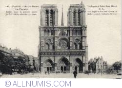 Paris - Notre-Dame. The facade