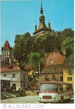 Sighisoara - View to Fortress (1975)