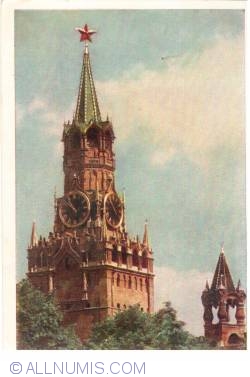 Moscow - Spasskaya Tower-Kremlin Clock