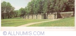 Pușkin (Пушкин) - Parcul Ecaterina. Vedere generală a Terasei de Granit