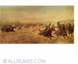 Cossack cavalry deployed at Mir - V. Mazurovsky (В. В. Мазуровского -Дело казаков Платова под Миром 9 июля 1812 г.) (1973)