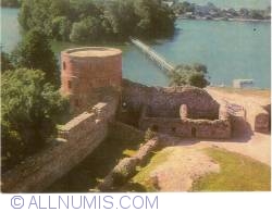 Trakai - View from a tower of the Island Castle 1974