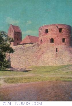 Trakai - The Castle seen from the bridge (1974)