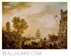 Image #1 of Tula - Claude Joseph Vernet - In a port