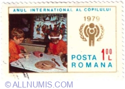 1 leu 1979 - International Year of the Child, 1979