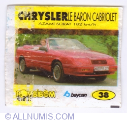 38 - Chrysler Le Baron Cabriolet