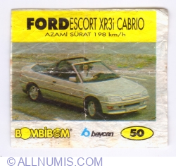 50 - Ford Escort XR3i Cabrio