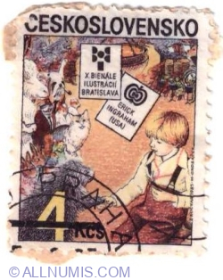 4 Korun 1985 - Boy and Animals, by Erick Ingraham (USA)