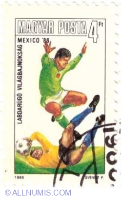 Image #1 of 4 Forint 1986 - Mexico '86